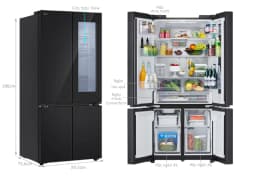 So sánh giá Tủ lạnh LG Inverter 617 lít Multi Door InstaView LFB61BLGAI - Tìm sản phẩm giá rẻ nhất - Ảnh 2