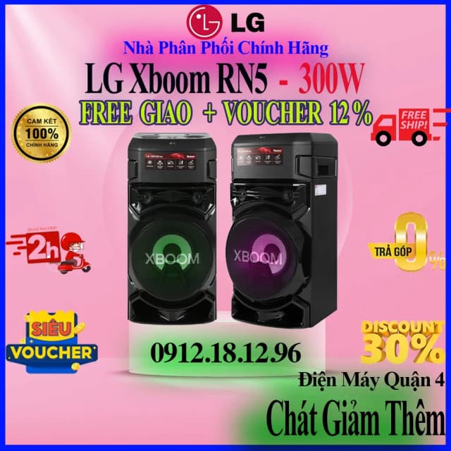 So sánh giá Loa điện karaoke LG Xboom RN5 300W rẻ nhất? - Ảnh 2