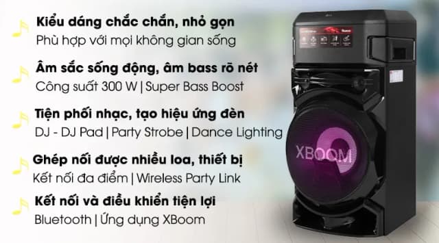 So sánh giá Loa điện karaoke LG Xboom RN5 300W rẻ nhất? - Ảnh 4