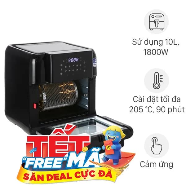 So sánh giá Lò chiên không dầu BlueStone 10 lít AFB-5888 rẻ nhất? - Ảnh 14