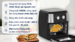Lò chiên không dầu Ferroli 12 lít FAF-12M