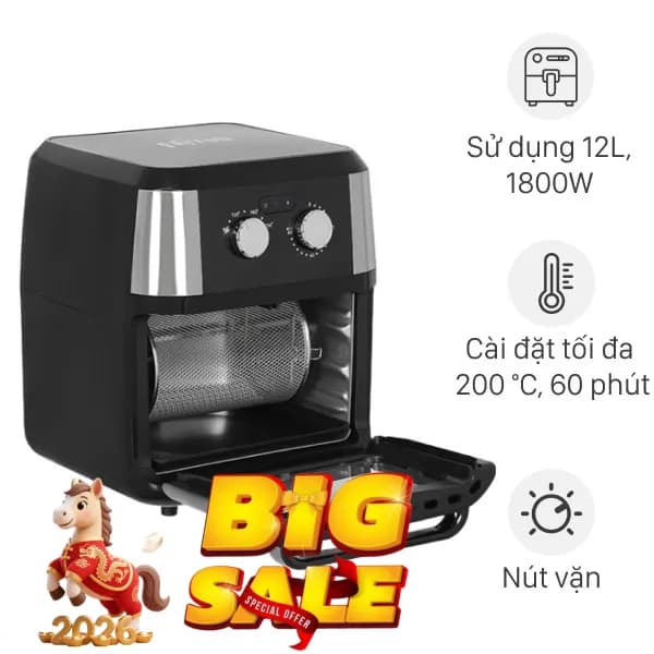 So sánh giá Lò chiên không dầu Ferroli 12 lít FAF-12M rẻ nhất? - Ảnh 13