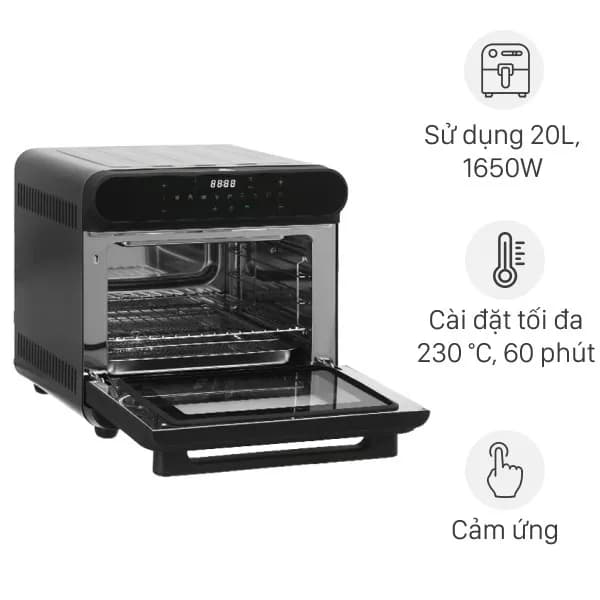 So sánh giá Lò chiên không dầu hơi nước BlueStone 24 lít AFB-5895 rẻ nhất? - Ảnh 2