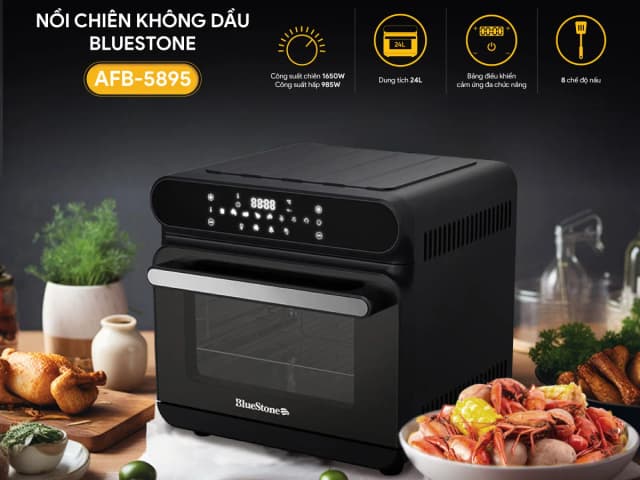 So sánh giá Lò chiên không dầu hơi nước BlueStone 24 lít AFB-5895 rẻ nhất? - Ảnh 9