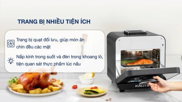 Top 1 so sánh giá Lò chiên không dầu kết hợp hấp Kalite 15 lít STEAM STAR - Tìm sản phẩm giá rẻ nhất - Ảnh 26