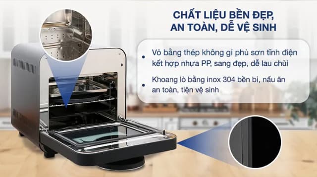 Top 1 so sánh giá Lò chiên không dầu kết hợp hấp Kalite 15 lít STEAM STAR - Tìm sản phẩm giá rẻ nhất - Ảnh 30