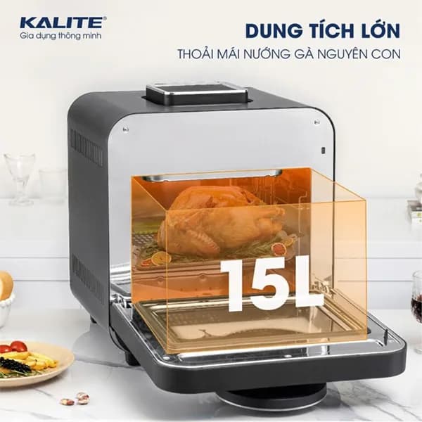 Top 1 so sánh giá Lò chiên không dầu kết hợp hấp Kalite 15 lít STEAM STAR - Tìm sản phẩm giá rẻ nhất - Ảnh 45