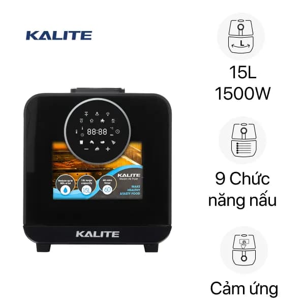 Top 1 so sánh giá Lò chiên không dầu kết hợp hấp Kalite 15 lít STEAM STAR - Tìm sản phẩm giá rẻ nhất - Ảnh 61