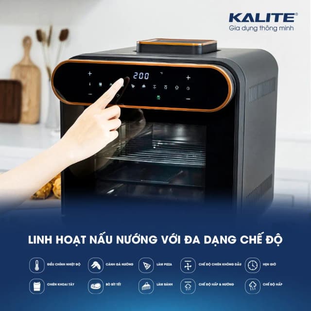 Top 1 so sánh giá Lò chiên không dầu kết hợp hấp Kalite 15 lít STEAM STAR - Tìm sản phẩm giá rẻ nhất - Ảnh 71