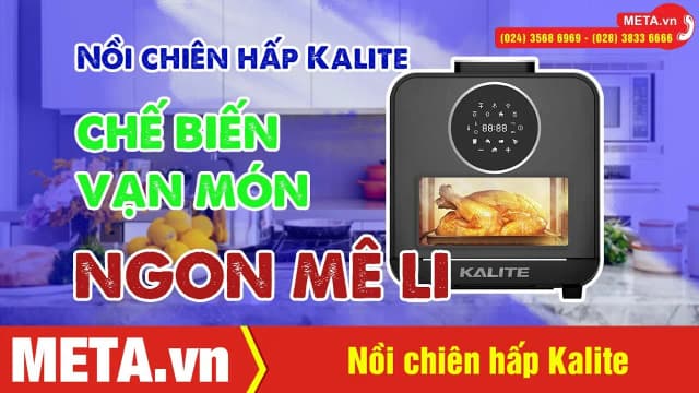 Top 1 so sánh giá Lò chiên không dầu kết hợp hấp Kalite 15 lít STEAM STAR - Tìm sản phẩm giá rẻ nhất - Ảnh 75