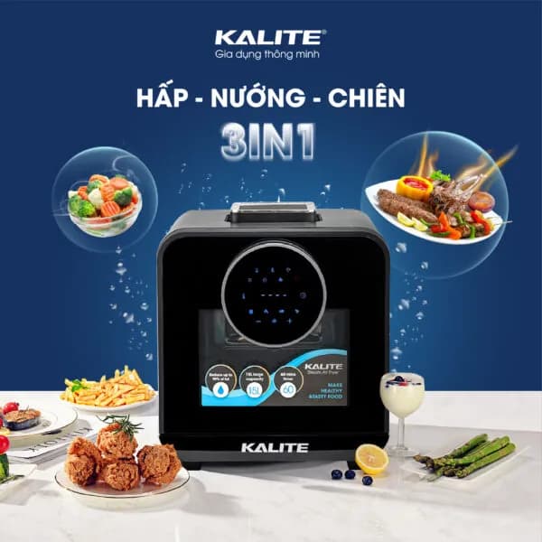 Top 1 so sánh giá Lò chiên không dầu kết hợp hấp Kalite 15 lít STEAM STAR - Tìm sản phẩm giá rẻ nhất - Ảnh 76