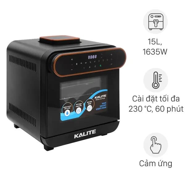 Top 1 so sánh giá Lò chiên không dầu kết hợp hấp Kalite 15 lít STEAM STAR - Tìm sản phẩm giá rẻ nhất - Ảnh 80