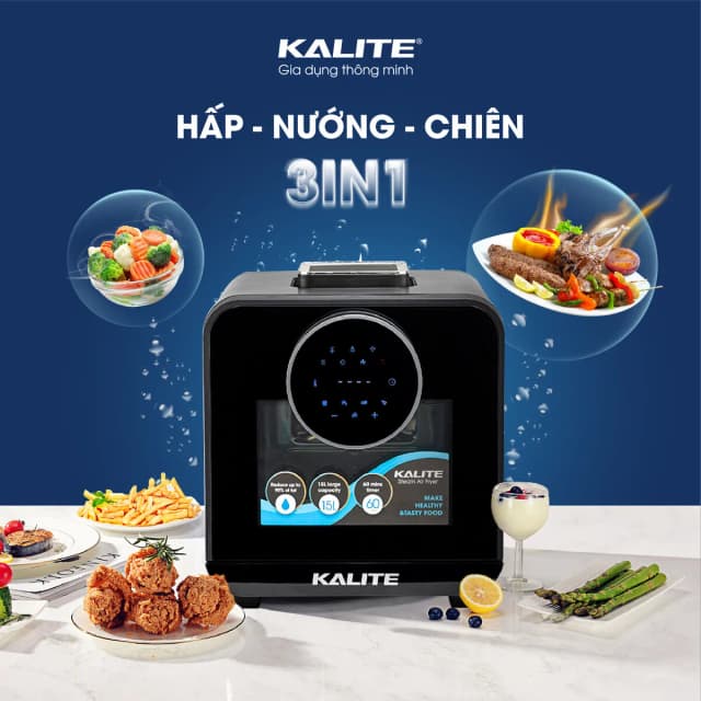 Top 1 so sánh giá Lò chiên không dầu kết hợp hấp Kalite 15 lít STEAM STAR - Tìm sản phẩm giá rẻ nhất - Ảnh 95