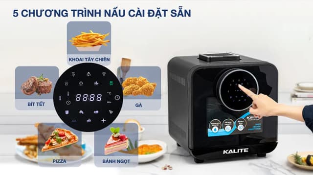 So sánh giá Lò chiên không dầu kết hợp hấp Kalite 15 lít STEAM X rẻ nhất? - Ảnh 13