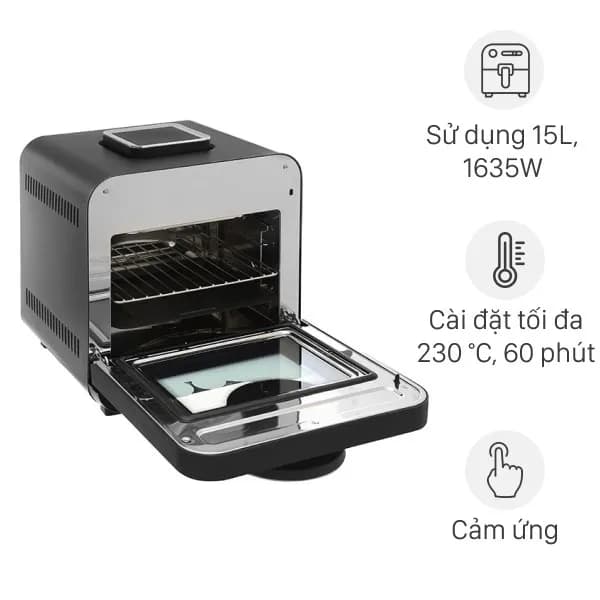 So sánh giá Lò chiên không dầu kết hợp hấp Kalite 15 lít STEAM X rẻ nhất? - Ảnh 18