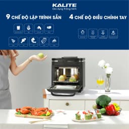 So sánh giá Lò chiên không dầu kết hợp hấp Kalite 15 lít STEAM X - Tìm sản phẩm giá rẻ nhất - Ảnh 6
