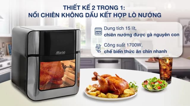Top 1 so sánh giá Lò chiên không dầu Sunhouse Mama SHD4088 15 lít - Tìm sản phẩm giá rẻ nhất - Ảnh 12