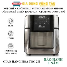 Lò chiên không dầu Sunhouse Mama SHD4088 15 lít - Giá rẻ nhất hôm nay - Ảnh 20