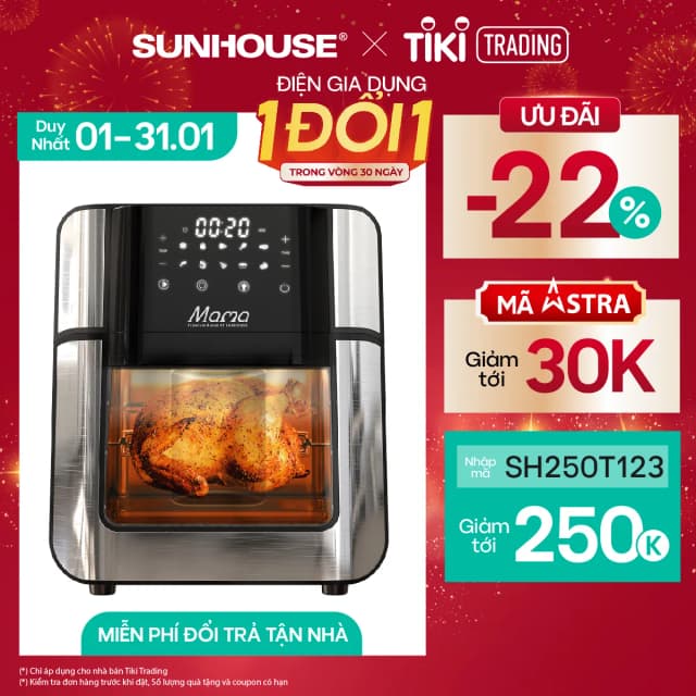 Top 1 so sánh giá Lò chiên không dầu Sunhouse Mama SHD4088 15 lít - Tìm sản phẩm giá rẻ nhất - Ảnh 35