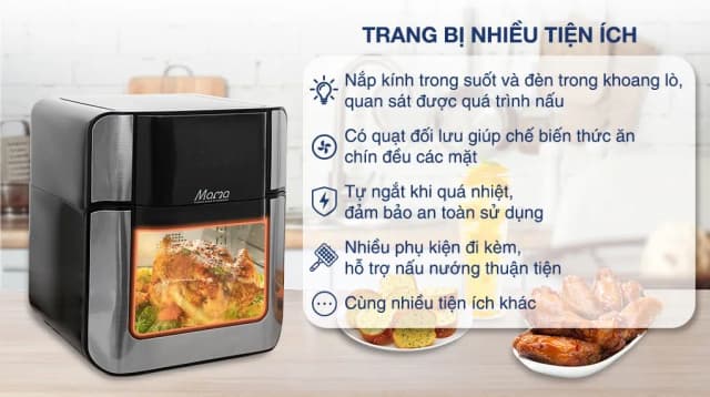 Top 1 so sánh giá Lò chiên không dầu Sunhouse Mama SHD4088 15 lít - Tìm sản phẩm giá rẻ nhất - Ảnh 7