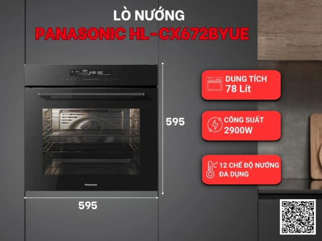 So sánh giá Lò nướng âm Panasonic HL-CX672BYUE 78 lít rẻ nhất? - Ảnh 8