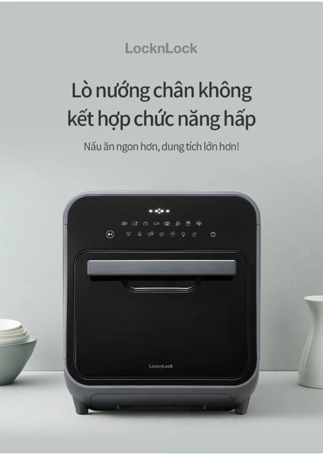 So sánh giá Lò nướng có hấp Lock&Lock EJF693GRY 12,5 lít rẻ nhất? - Ảnh 6