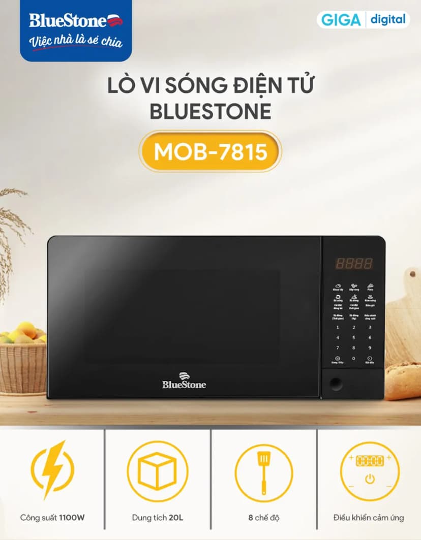 So sánh giá Lò vi sóng BlueStone MOB-7815 20 lít - Tìm sản phẩm giá rẻ nhất - Ảnh 6