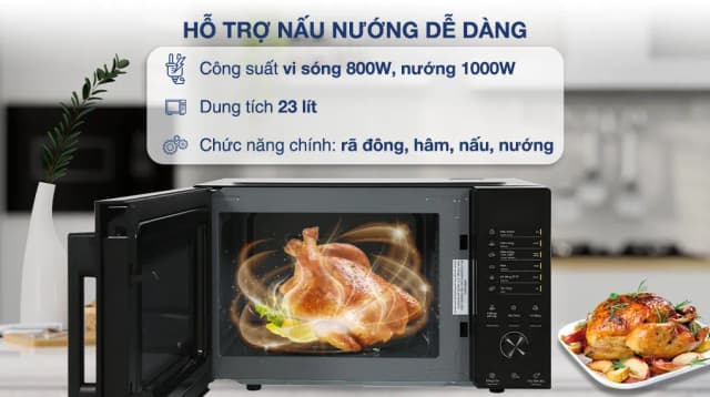 So sánh giá Lò vi sóng có nướng Electrolux EMG23D22B 23 lít rẻ nhất? - Ảnh 11