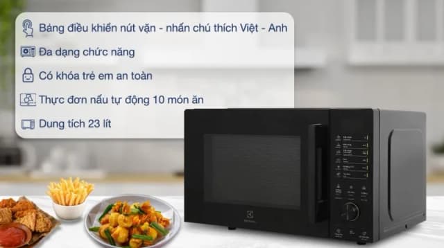 So sánh giá Lò vi sóng có nướng Electrolux EMG23D22B 23 lít rẻ nhất? - Ảnh 19
