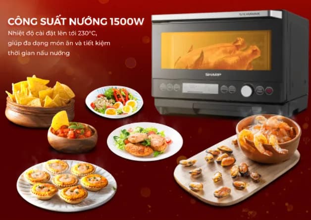 Lò vi sóng có nướng Sharp AX-1700VN 31 lít - Giá rẻ nhất hôm nay - Ảnh 26