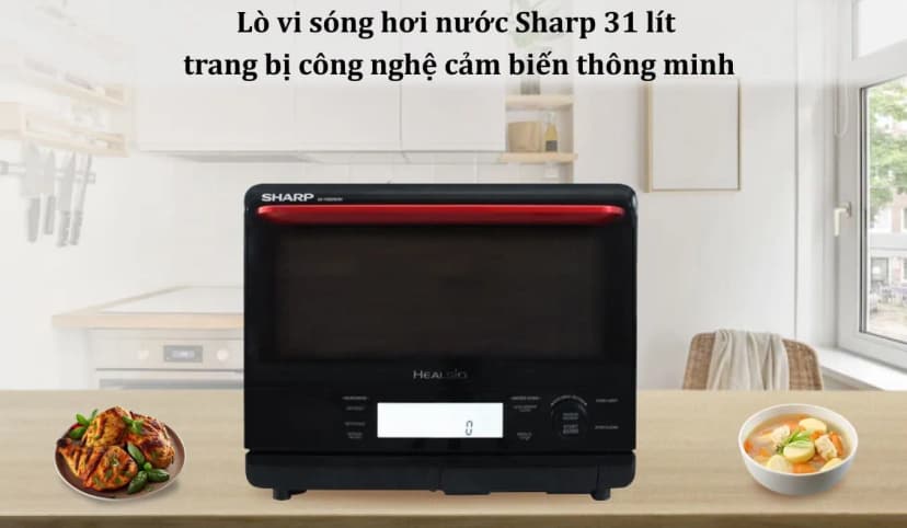 Lò vi sóng có nướng Sharp AX-1700VN 31 lít - Giá rẻ nhất hôm nay - Ảnh 5