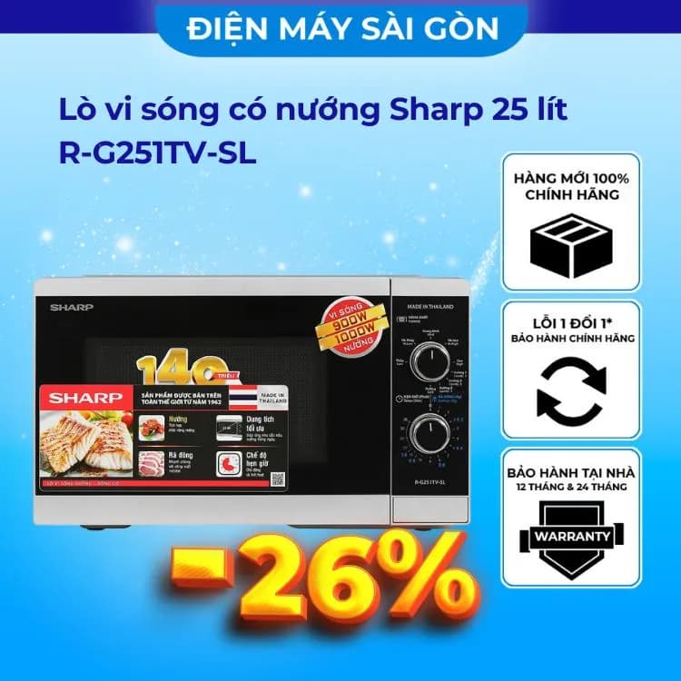 Lò vi sóng có nướng Sharp AX-1700VN 31 lít - Giá rẻ nhất hôm nay - Ảnh 50
