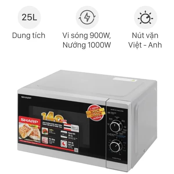 Top 1 so sánh giá Lò vi sóng có nướng Sharp AX-1700VN 31 lít - Tìm sản phẩm giá rẻ nhất - Ảnh 53