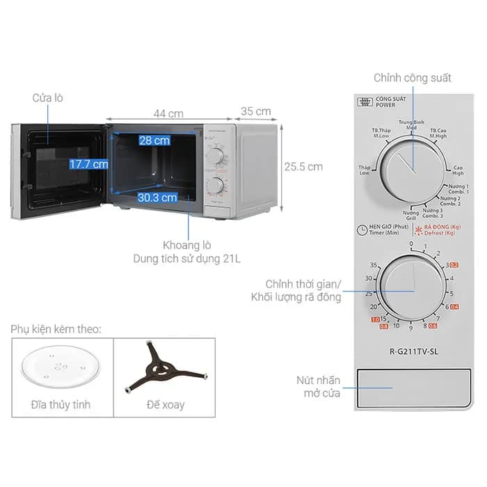Lò vi sóng có nướng Sharp AX-1700VN 31 lít - Giá rẻ nhất hôm nay - Ảnh 68