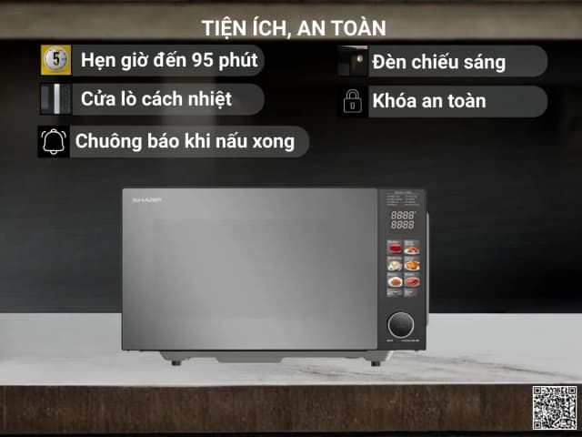 So sánh giá Lò vi sóng có nướng Sharp R-G2545FBC-BK 25 lít rẻ nhất? - Ảnh 12