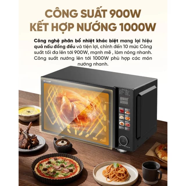 So sánh giá Lò vi sóng có nướng Sharp R-G2545FBC-BK 25 lít rẻ nhất? - Ảnh 13