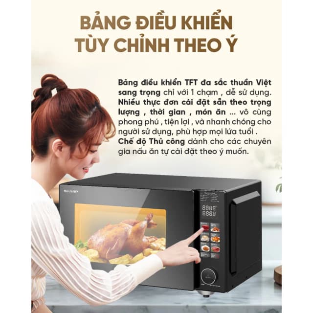 So sánh giá Lò vi sóng có nướng Sharp R-G2545FBC-BK 25 lít rẻ nhất? - Ảnh 17