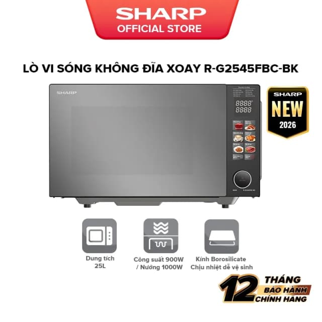 So sánh giá Lò vi sóng có nướng Sharp R-G2545FBC-BK 25 lít rẻ nhất? - Ảnh 7