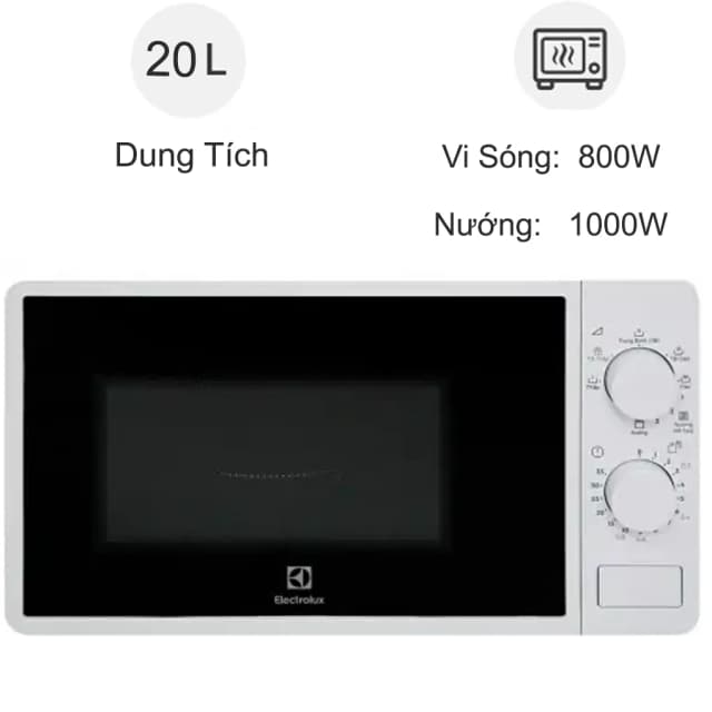 Top 1 so sánh giá Lò vi sóng có nướng Electrolux EMG20K38GWP 20 lít - Tìm sản phẩm giá rẻ nhất - Ảnh 84