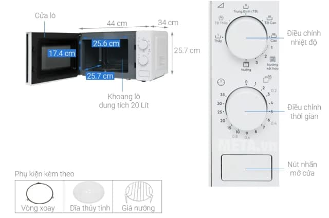 Top 1 so sánh giá Lò vi sóng có nướng Electrolux EMG20K38GWP 20 lít - Tìm sản phẩm giá rẻ nhất - Ảnh 10