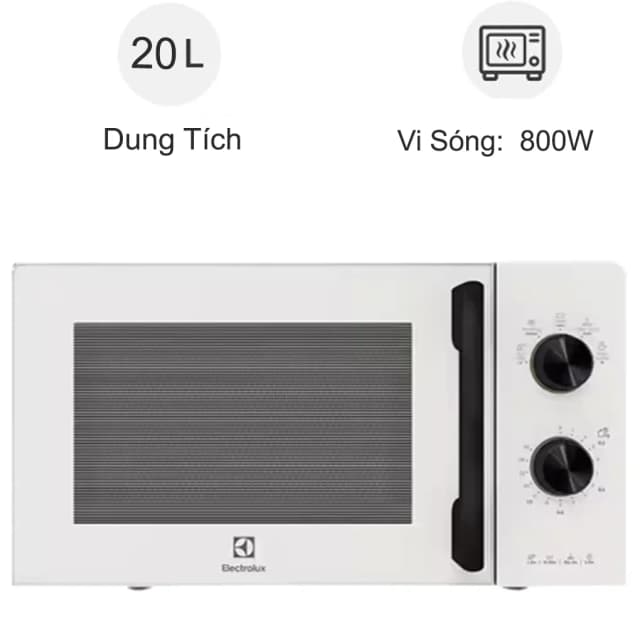 Top 1 so sánh giá Lò vi sóng Electrolux EMM20K22W 20 lít - Tìm sản phẩm giá rẻ nhất - Ảnh 7