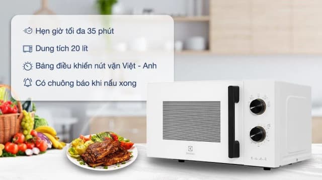 Top 1 so sánh giá Lò vi sóng Electrolux EMM20K22W 20 lít - Tìm sản phẩm giá rẻ nhất - Ảnh 9