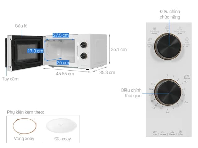 Top 1 so sánh giá Lò vi sóng Electrolux EMM20K22W 20 lít - Tìm sản phẩm giá rẻ nhất - Ảnh 10
