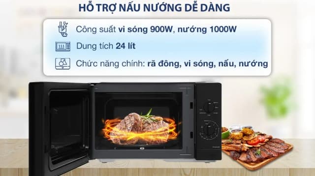 So sánh giá Lò vi sóng có nướng Panasonic NN-GM34NBYUE 24 lít rẻ nhất? - Ảnh 5