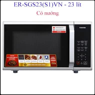 Top 1 so sánh giá Lò vi sóng có nướng Toshiba ER-SGS23(S1)VN 23 lít - Tìm sản phẩm giá rẻ nhất - Ảnh 3