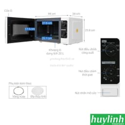 So sánh giá Lò vi sóng Toshiba ER-SM20(W1)VN 20 lít - Tìm sản phẩm giá rẻ nhất - Ảnh 6
