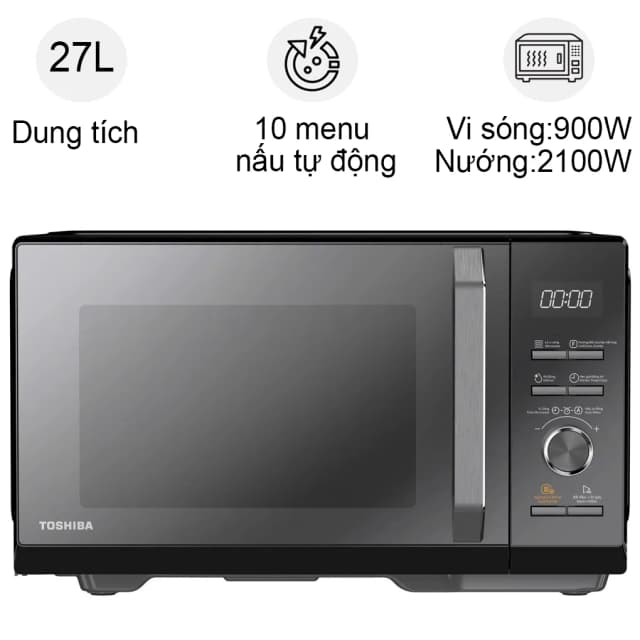 Top 1 so sánh giá Lò vi sóng có nướng Toshiba MW3-AC27PE(BM)VN 27 lít - Tìm sản phẩm giá rẻ nhất - Ảnh 8