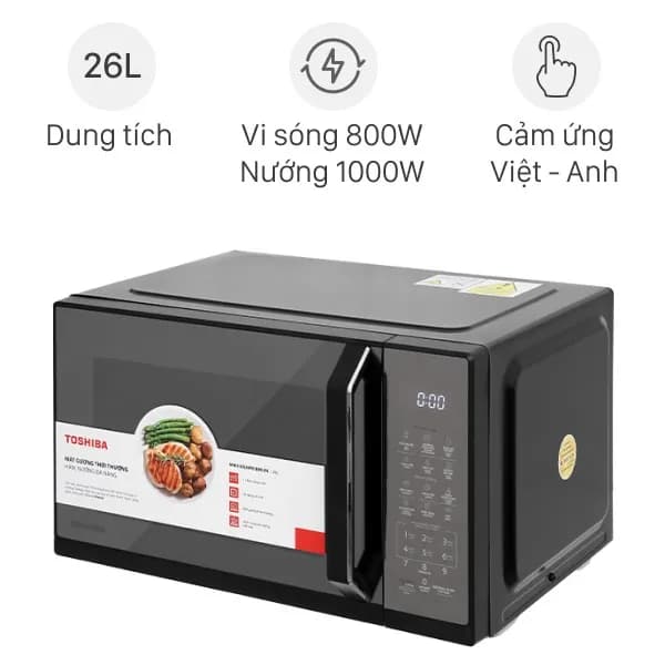 So sánh giá Lò vi sóng có nướng Toshiba MW3-EG26PE(BM)VN 26 lít rẻ nhất? - Ảnh 2