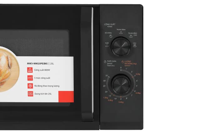 So sánh giá Lò vi sóng Toshiba MW3-MM25PE(BK) 25 lít rẻ nhất? - Ảnh 6