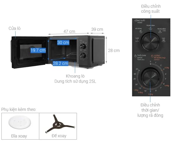 So sánh giá Lò vi sóng Toshiba MW3-MM25PE(BK) 25 lít rẻ nhất? - Ảnh 9